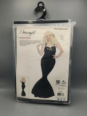 Nuevo Disfraz de Sirena "Sirena Oscura" Adolescente/Adulto Talla Pequeña 14+ Por Dreamgirl Foto 1 de 4
