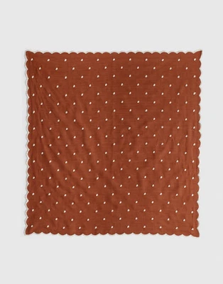 Madewell вышитая бандана квадратный шарф в корице новый с Ярлыками - Изображение 1 из 3