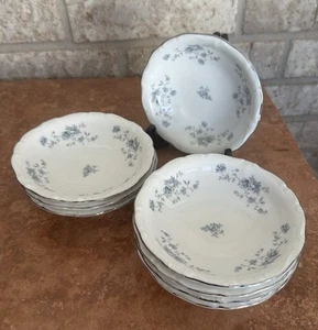 Blue Garland by JOHANN HAVILAND Fruit/Dessert (Sauce) Bowl Small Blue Flowers - Picture 1 of 5