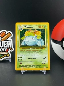 Venusaur Base Set 15/102 Holo Pokemon TCG SPANISH Unlimited Rare MP (CB) - Picture 1 of 2