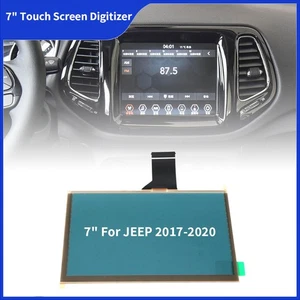 7inch LCD GlassTouch Screen For 2017-2020 Jeep Compass Radio Navigation Replace - Picture 1 of 8
