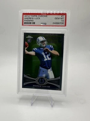 Andrew Lucky PSA 10 2012 TOPPS CROMO FÚTBOL #1 NOVATO PASE RC COLTS Foto 1 de 2