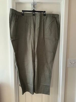 Calça DENIM & CO Reg EasyWear sarja perna reta AZIVA ESCURA tamanho 4X - Imagem 1 de 2