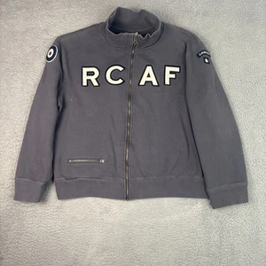 Red Canoe RCAF Canada Jacket Mens XXL Gray Full Zip Sweater Sweatshirt - Picture 1 of 9