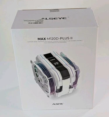Alseye Max M120D Plus II  Temperature Display CPU Cooler - Image 1 of 4