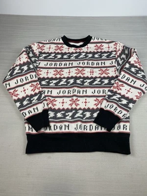 Nike Air Jordan Jumpman мужской толстовка #23 праздник Рождество уродливый свитер маленький - Изображение 1 из 4
