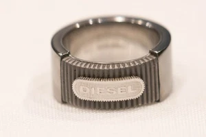 Diesel Mens Ring Size 10 Steel - Picture 1 of 3