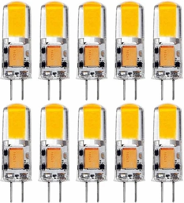 Luxrite G4 LED Bulb 12V AC/DC 20W Halogen T3 Equivalent 200lm 2700K 10-Pack - Image 1 of 4