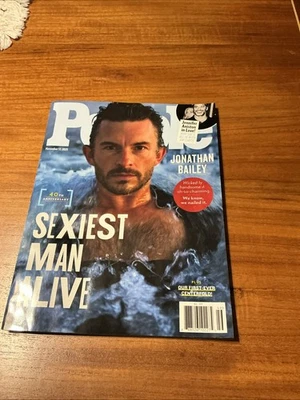 PEOPLE SEXIEST MAN ALIVE JONATHAN BAILEY NOVEMBER 2025  With CENTERFOLD - Image 1 of 2