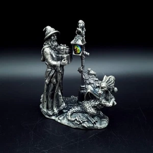 Myth & Magic 3899 A Merry Christmas Tudor Mint Lantern Pewter Figurine 2001 - Picture 1 of 11