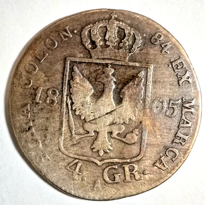 Prussia 1805 A 4 Groschen KM-370 - Image 1 of 2