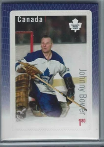 Johnny Bower Toronto Maple Leaf $1.80 postal value sport card mint - Bild 1 von 1