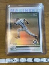 2004 Topps Chrome Mariners Ichiro Outfield Silver Refractor #10