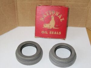 2 1961-1962-1963 BUICK SPECIAL, OLDSMOBILE F-85 REAR WHEEL SEALS, USA MADE NORS