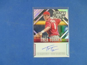 2014 Panini Baseball # 13 Trea Turner autograph Draft Picks NMT+ - Imagen 1 de 2