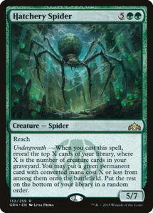 MTG Hatchery Spider Guilds of Ravnica 132 Regular Rare LP. - Picture 1 of 3