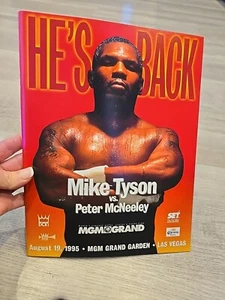 Mike Tyson vs Peter McNeeley 1995 Boxing Program MGM Grand Don King Las Vegas - Bild 1 von 4