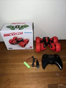 Three King Body Flip Action Pro Stunt Red RC 1/20 Scale Remote Control Car - Picture 1 of 5
