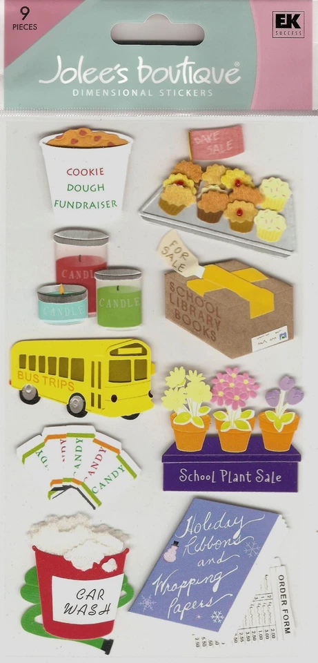 Jolee's Boutique LeGrande 3-D School FUNDRAISERS Theme 73353 Fast FREE Ship! - Image 1 of 1