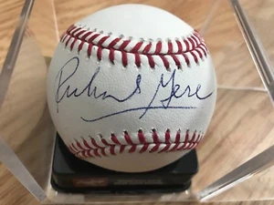 Richard Gere Signé Baseball Rawlings Officiel Mlb.pretty Femme, Américain Gigolo - Picture 1 of 8