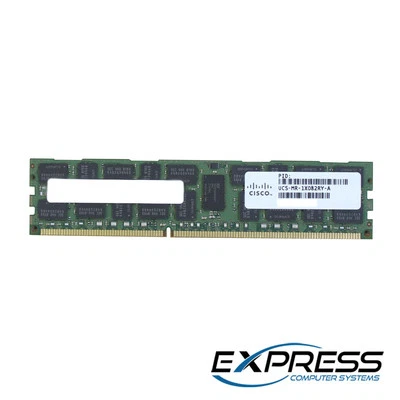 Lot of 2 Cisco UCS-MR-1X082RY-A 	8GB PC3-12800 DDR3-1600-MHZ RDIMM Memory Module - Image 1 of 2
