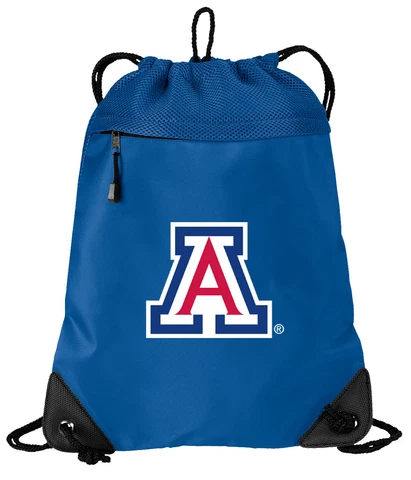 Arizona Wildcats Drawstring Backpack Bag MESH MICROFIBER String BAGS UNIQUE! Cover