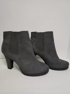 Rampage Women's Size 9M Ankle Boots Gray Jading Booties - Picture 1 of 7