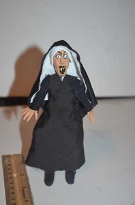 Dollhouse Halloween Handmade Doll The Nun Horror Doll 1:12 scale - Picture 1 of 5
