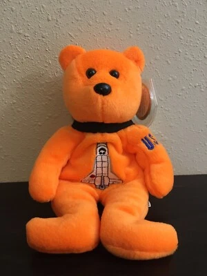 Peluche JC Celebrity Bear Star #34 John Glenn como nuevo en vitrina Foto 1 de 4