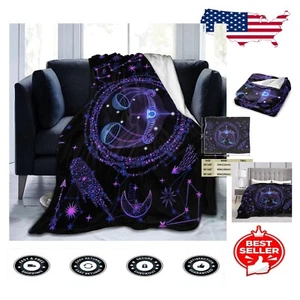 Soft Libra Constellations Throw Blanket for All Seasons – Lightweight & Cozy - Picture 1 of 8