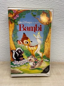 Vintage Walt Disney Classic Black Diamond Edition Bambi VHS Tape - Picture 1 of 8