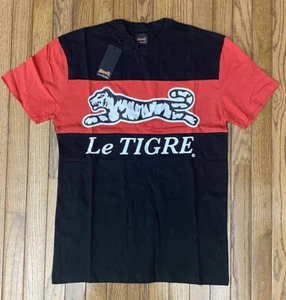 New Le Tigre Collection Mens T-Shirt Tee Big Logo Sz MEDIUM MSRP $39 (C61) - Picture 1 of 5