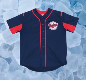 MLB Minnesota Twins Majestic Large Men's Warmup Jersey VINTAGE - Picture 1 of 10