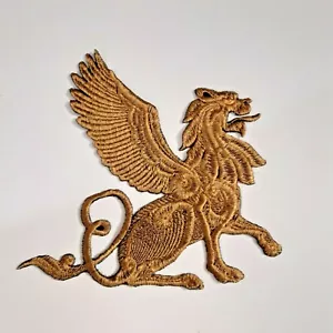 Heraldry Lion Sew-On Embroidered Patch - Picture 1 of 4