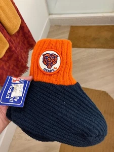 Chicago Bears foot warmers warmer socks vintage - Picture 1 of 3