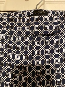 Talbots Hampshire Curvy Hose, marine/weiß Muster, Größe 6 - Bild 1 von 5