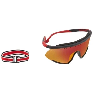 Carrera Red Multilayer Shield Unisex Sunglasses HYPERFIT 10/S 0BLX/UZ 99 - Picture 1 of 4