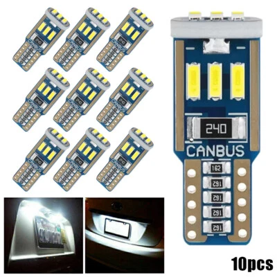 10stk Weiß T10 W 5W CANBUS SMD LED Auto Innenraumbeleuchtung Standlicht Birnen - Bild 1 von 4