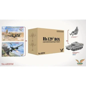 Takom 48001W: Set Hs 129 B-2 + B-3, Panther A E 2 Figurine 3D. Set 1/48 C - Imagen 1 de 12
