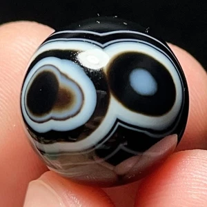 TOP 10G  Gobi Agate Eye Agate Sphere Ball Crystal Stone Healing L6483 - Picture 1 of 9