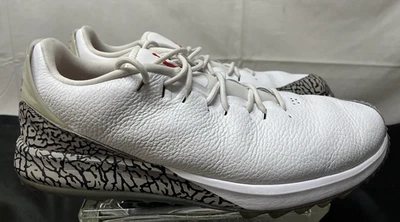 Zapatos de golf Nike Air Jordan ADG sin clavos blancos cemento AR7995-100 para hombre talla 12 Foto 1 de 4