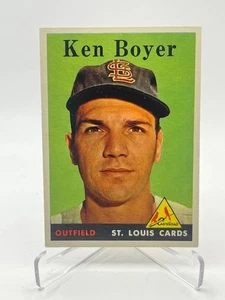 1958 TOPPS KEN BOYER #350 CENTERED SHARP CARDINALS - Picture 1 of 2