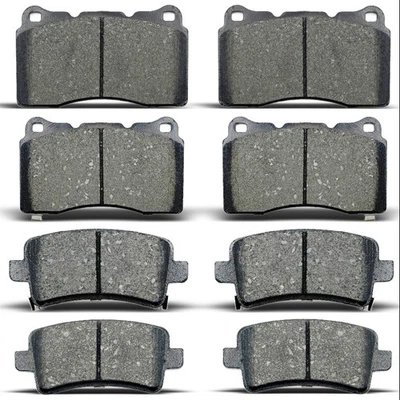 Front & Rear Ceramic Brake Pads for Cadillac XTS 2013 2014 2015 2016 2017-2019 - Image 1 of 4