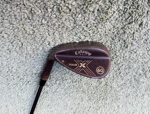 Callaway L/H Tour X Raw 60deg Wedge w/35" Reg Flex Steel Shaft - Picture 1 of 5