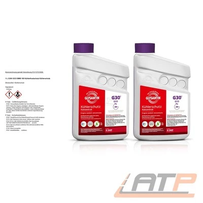 2x 1 L GLYSANTIN® G30® ECO BMB 100 KÜHLERSCHUTZ SCHUTZMITTEL KÜHLER PINK