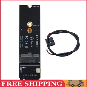 M.2 M Key zu NGFF A + E Key Slot PCI Express WiFi-Kartenadapter für AX200 9260AC - Afbeelding 1 van 9