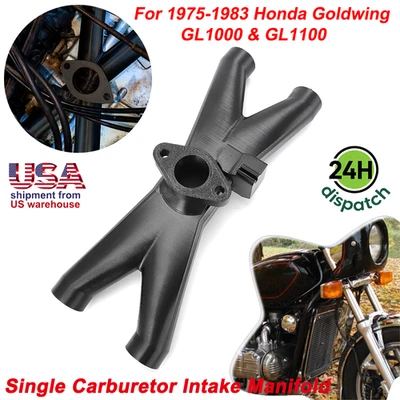 Colector de admisión de carburador único para Honda Goldwing GL1000 y GL1100 1975-1983 Foto 1 de 4