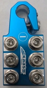 1 Kaas Battery Terminal Connector Blue Colored - Top Post Terminal - Picture 1 of 4