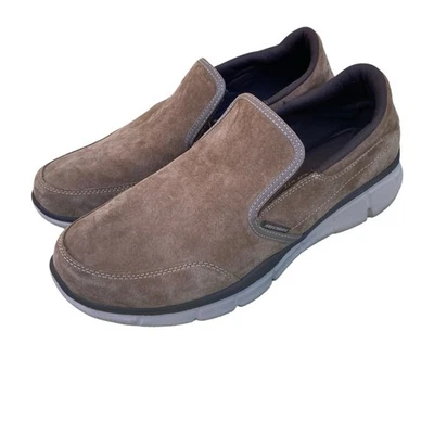 Skechers Memory foam SN 51502 Men's Suede Walking Comfort Shoes Brown Size 13 - Image 1 of 4