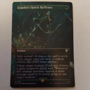 MTG ~ Legolas's Quick Reflexes ~ (Borderless Foil) ~ Tales of Middle-earth ~ NM - Picture 1 of 1